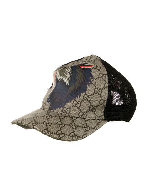 Gucci GG Supreme Wolf Baseball Cap 